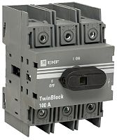 Рубильник EKF PROxima TwinBlock 3п 100А с ручкой картинка